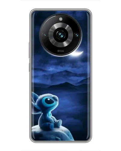 Чехол для Realme 11 Pro Plus с картинкой «Лунная ночь Стича» Чехол для Realme 11 Pro Plus с картинкой «Лунная ночь Стича»