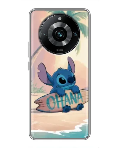 Чехол для Realme 11 Pro Plus с картинкой «Стич на серфе» Чехол для Realme 11 Pro Plus с картинкой «Стич на серфе»