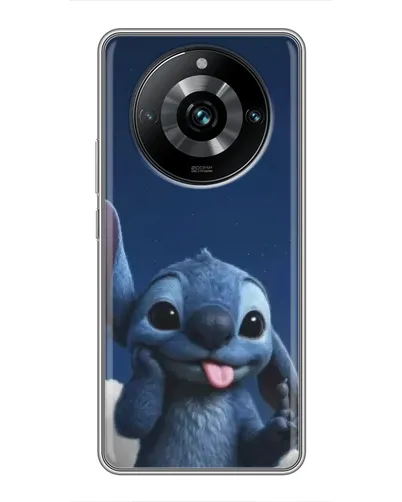 Чехол для Realme 11 Pro Plus с картинкой «Стич в облаках» Чехол для Realme 11 Pro Plus с картинкой «Стич в облаках»