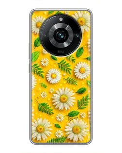 Чехол для Realme 11 Pro Plus с картинкой «Ромашковое солнце»