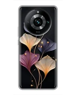 Чехол для Realme 11 Pro Plus с картинкой «Лиловые цветы грации»