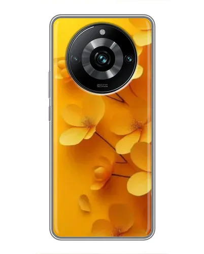 Чехол для Realme 11 Pro Plus с картинкой «Золотые лепестки»