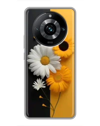 Чехол для Realme 11 Pro Plus с картинкой «Подсолнух и ромашка»