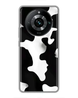 Чехол для Realme 11 Pro Plus с картинкой «Черно-белое пятно»