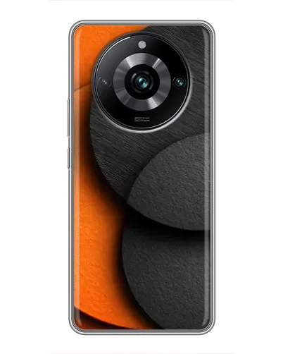 Чехол для Realme 11 Pro Plus с картинкой «Геометрия оранжевых кругов» Чехол для Realme 11 Pro Plus с картинкой «Геометрия оранжевых кругов»