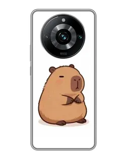 Чехол для Realme 11 Pro Plus с картинкой «Толстенькая капибара»