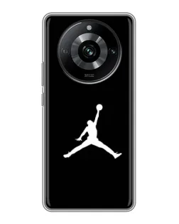 Чехол для Realme 11 Pro с картинкой «Jordan Silhouette»