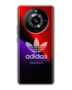 Чехол для Realme 11 Pro с картинкой «Adidas Red Neon»