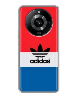 Чехол для Realme 11 Pro с картинкой «Ретро блоки Adidas»