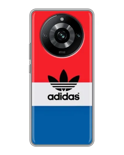 Чехол для Realme 11 Pro с картинкой «Ретро блоки Adidas» Чехол для Realme 11 Pro с картинкой «Ретро блоки Adidas»