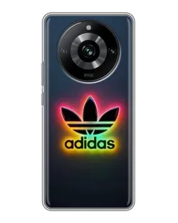 Чехол для Realme 11 Pro с картинкой «Неоновый Adidas»