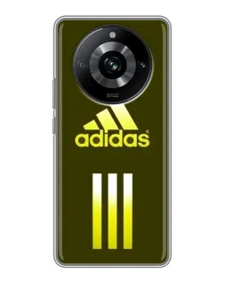 Чехол для Realme 11 Pro с картинкой «Оливковый градиент Adidas»