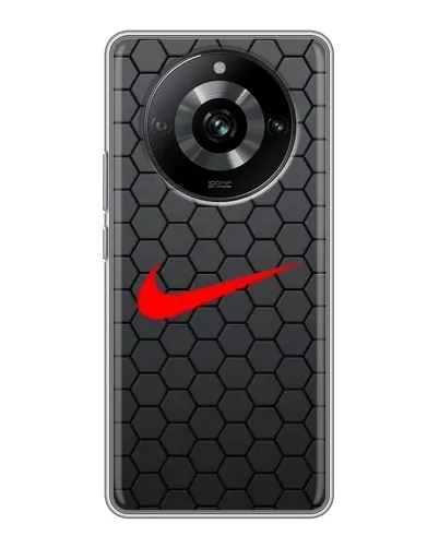 Чехол для Realme 11 Pro с картинкой «Nike — карбоновая сетка» Чехол для Realme 11 Pro с картинкой «Nike — карбоновая сетка»