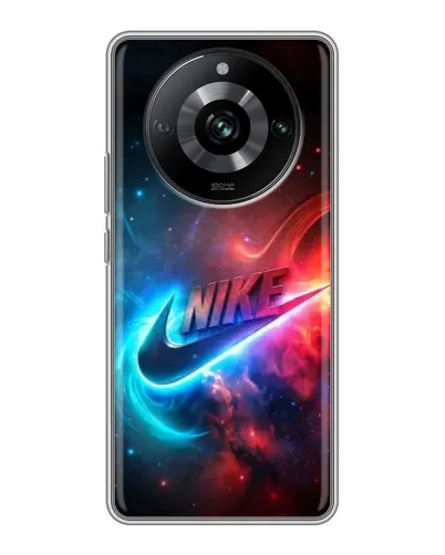 Чехол для Realme 11 Pro с картинкой «Огненный логотип Nike» Чехол для Realme 11 Pro с картинкой «Огненный логотип Nike»