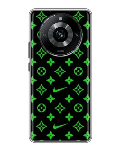 Чехол для Realme 11 Pro с картинкой «Неоновый принт LV»