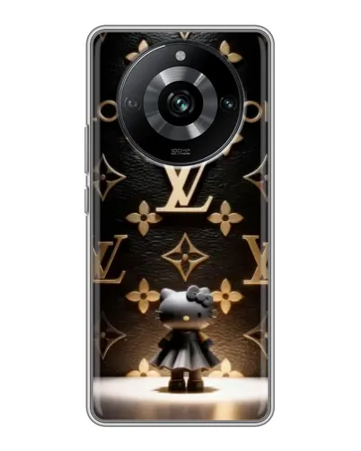 Чехол для Realme 11 Pro с картинкой «Монограмма с фигурой»