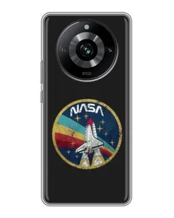 Чехол для Realme 11 Pro с картинкой «NASA — эмблема миссии»