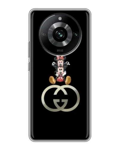 Чехол для Realme 11 Pro с картинкой «Минни Маус на лого» Чехол для Realme 11 Pro с картинкой «Минни Маус на лого»