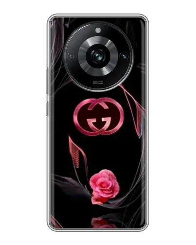 Чехол для Realme 11 Pro с картинкой «Gucci — неоновая роза» Чехол для Realme 11 Pro с картинкой «Gucci — неоновая роза»