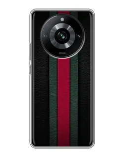 Чехол для Realme 11 Pro с картинкой «Gucci — неоновая линия»