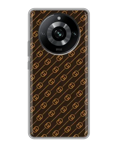 Чехол для Realme 11 Pro с картинкой «Gucci — золотые диагонали» Чехол для Realme 11 Pro с картинкой «Gucci — золотые диагонали»