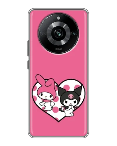 Чехол для Realme 11 Pro с картинкой «Kuromi и My Melody»