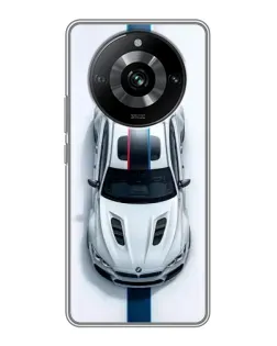 Чехол для Realme 11 Pro с картинкой «Вид сверху — BMW M»