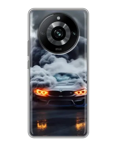 Чехол для Realme 11 Pro с картинкой «BMW в дыму» Чехол для Realme 11 Pro с картинкой «BMW в дыму»