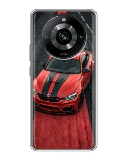 Чехол для Realme 11 Pro с картинкой «BMW на красной дорожке»