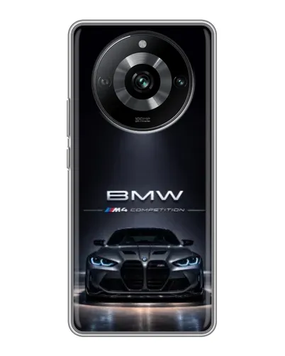 Чехол для Realme 11 Pro с картинкой «BMW сквозь ночной город» Чехол для Realme 11 Pro с картинкой «BMW сквозь ночной город»