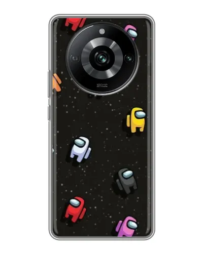 Чохол для Realme 11 Pro з картинкою «Космічний патерн Among Us»