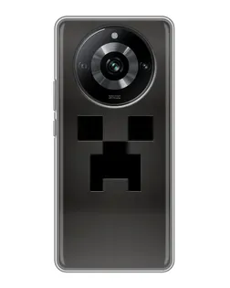 Чохол для Realme 11 Pro з картинкою «Чорний кріпер градієнт»