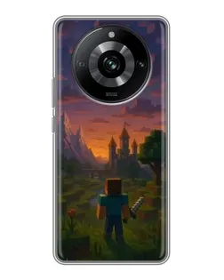 Чохол для Realme 11 Pro з картинкою «Стів біля вежі»