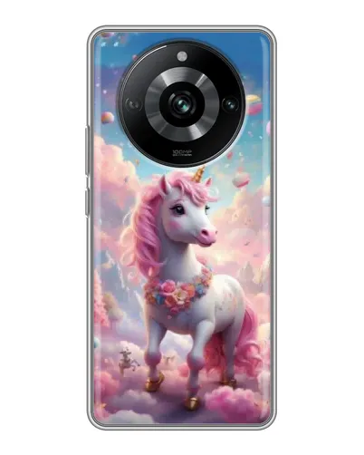 Чохол для Realme 11 Pro з картинкою «Єдиноріг серед хмар»