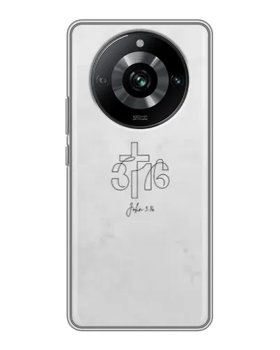 Чохол для Realme 11 Pro з картинкою «Івана 3:16 Хрест»