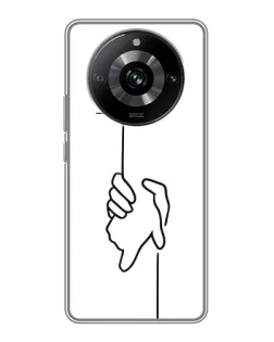 Чохол для Realme 11 Pro з картинкою «Рука тримає»