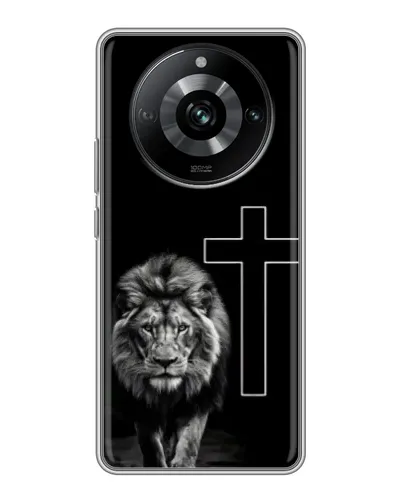 Чохол для Realme 11 Pro з картинкою «Лев та Хрест»