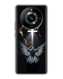 Чохол для Realme 11 Pro з картинкою «Голуб та Світло»