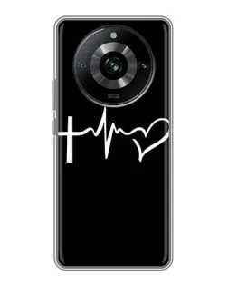 Чехол для Realme 11 Pro с картинкой «Пульс веры» Чехол для Realme 11 Pro с картинкой «Пульс веры»