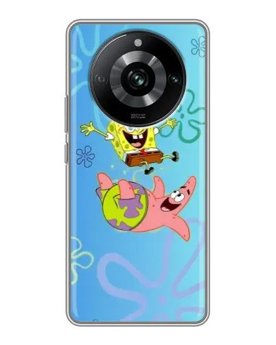 Чохол для Realme 11 Pro з картинкою «Спанч Боб та Патрік»