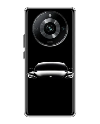 Чехол для Realme 11 Pro с картинкой «Фары Tesla Night» Чехол для Realme 11 Pro с картинкой «Фары Tesla Night»