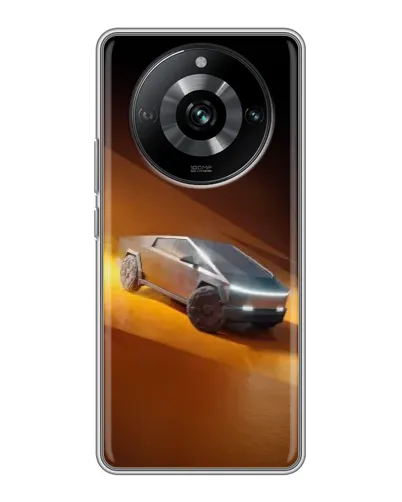 Чехол для Realme 11 Pro с картинкой «Cybertruck в пустыне» Чехол для Realme 11 Pro с картинкой «Cybertruck в пустыне»