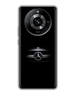 Чехол для Realme 11 Pro с картинкой «Mercedes — абстрактные линии»