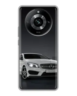 Чехол для Realme 11 Pro с картинкой «Mercedes AMG GT Silver»