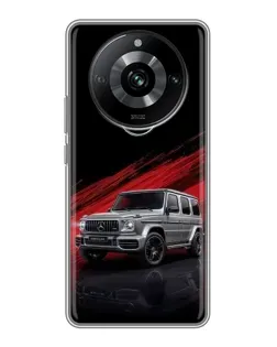 Чехол для Realme 11 Pro с картинкой «Mercedes G-Class красный»