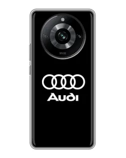 Чехол для Realme 11 Pro с картинкой «Классическое лого Audi»