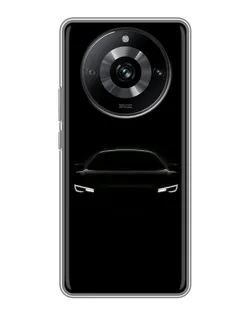 Чехол для Realme 11 Pro с картинкой «Взгляд Audi в темноте»