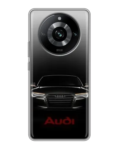 Чехол для Realme 11 Pro с картинкой «Audi — градиентный контур»