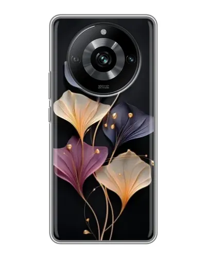 Чехол для Realme 11 Pro с картинкой «Лиловые цветы грации» Чехол для Realme 11 Pro с картинкой «Лиловые цветы грации»