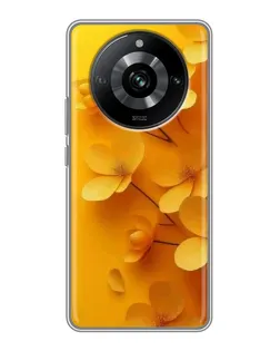 Чохол для Realme 11 Pro з картинкою «Золоті пелюстки»
